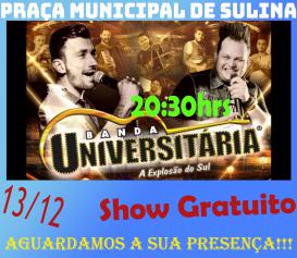 Show Com Banda Universitária