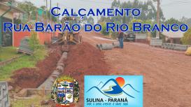 Calçamento Rua Barão do Rio Branco