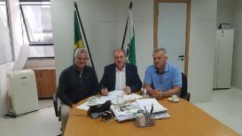 Visita do Prefeito e Vice a Secretários de Estado em Curitiba