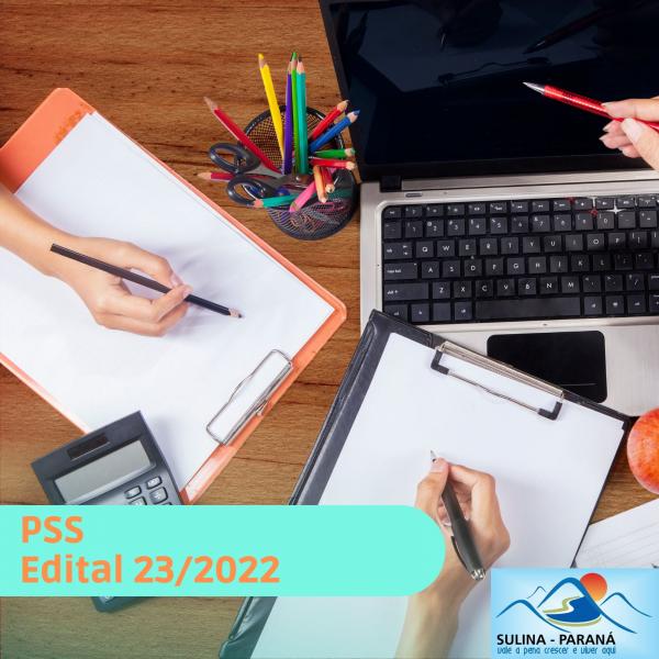 Edital PSS 23-2022 - Abertura de PSS