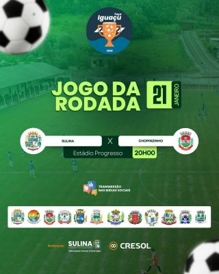DEFINIDAS AS DATAS DOS JOGOS DA 33ª TAÇA IGUAÇU CRESOL DE FUTEBOL 2026!