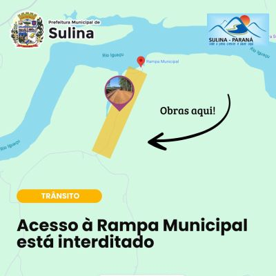 Acesso à Rampa Municipal Interditado