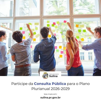 CONSULTA PÚBLICA ONLINE ? PLANO PLURIANUAL (PPA) 2026-2029
