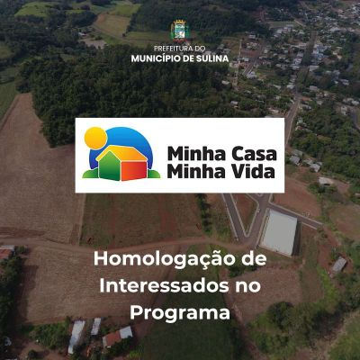 Publicada a lista de homologação das inscrições no Programa de Casas Populares!