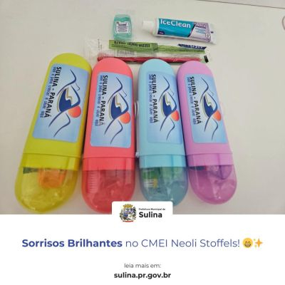 Sorrisos Brilhantes no CMEI Neuli Maria Stoffels!