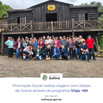 Promoçã Social realiza viagem com idosos de Sulina pelo programa Viaja +60