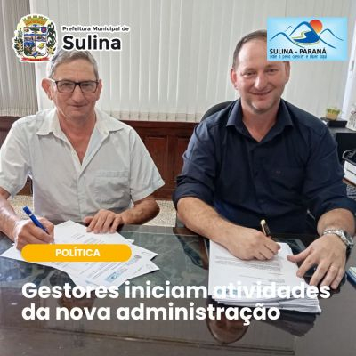 Gestores iniciam atividades da nova administração